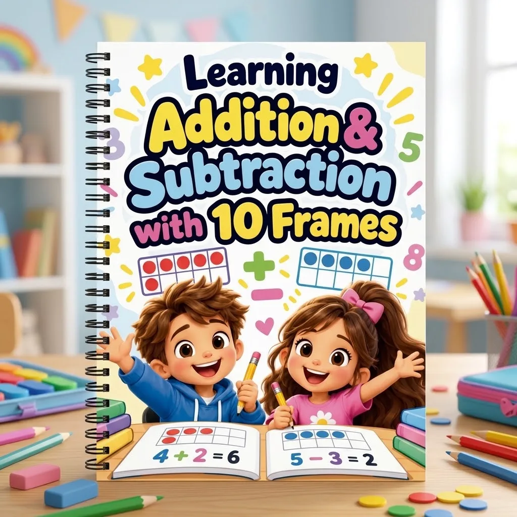 Learning addition & subtraction with 10 frames